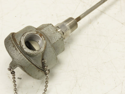 Pyromation K43060U Thermocouple Probe 60" Long 1/4" Rod 1/2" NPT Temperature