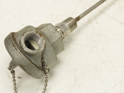 Pyromation K43060U Thermocouple Probe 60" Long 1/4" Rod 1/2" NPT Temperature