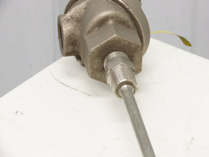 Pyromation A63060U-10B Thermocouple Probe 60" Long 3/8" Rod 1/2" NPT Temperature