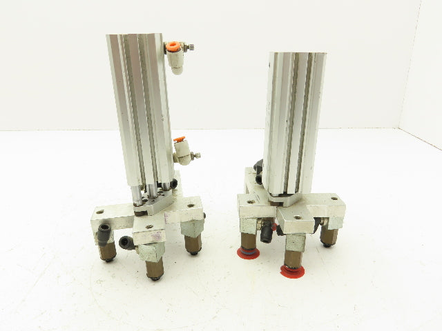 PHD CTS2U 20X3-M Pneumatic Cylinder Vacuum Suction Cup Lifter 3" Stroke Lot of 2