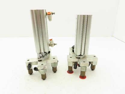 PHD CTS2U 20X3-M Pneumatic Cylinder Vacuum Suction Cup Lifter 3" Stroke Lot of 2