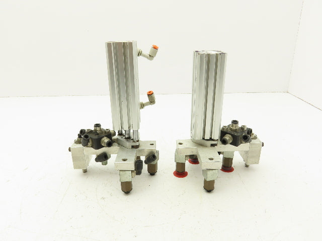 PHD CTS2U 20X3-M Pneumatic Cylinder Vacuum Suction Cup Lifter 3" Stroke Lot of 2
