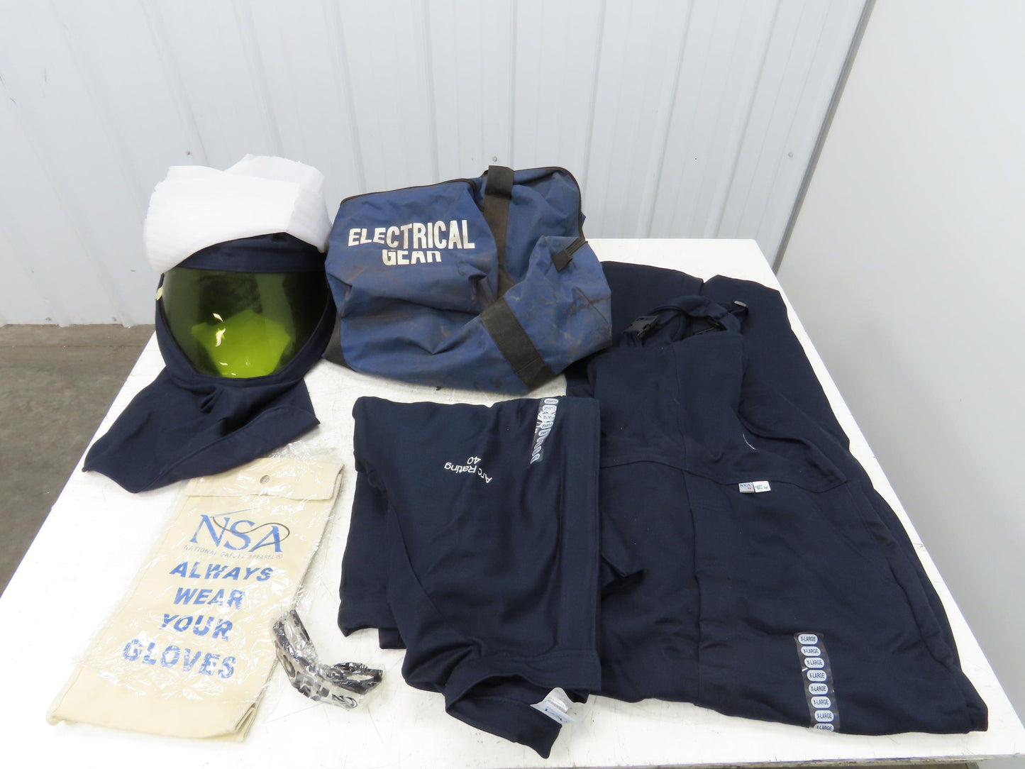 NSA KIT4SC40NGXL Arc Flash Electrical Safety Clothing 40 cal/sq XL Ultrasoft