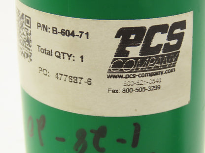 PCS B-604-71 Injection Molder Sprue Bushing 1" Shank 1/2" Radius 3.32" OAL