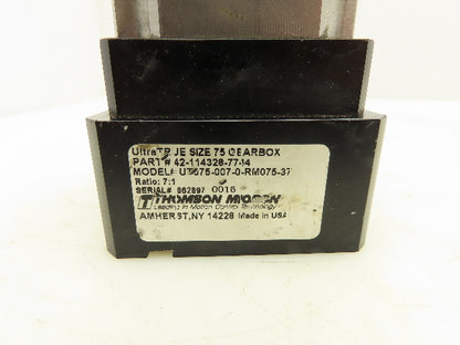 Thomson UT075-007-0-RM075-37 Planetary Gearbox 7:1 Inline Gearhead Reducer