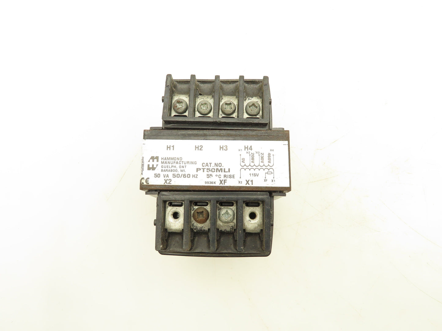 Hammond PT50MLI Industrial Control Transformer 230/460V 115V 50VA Lot of 2