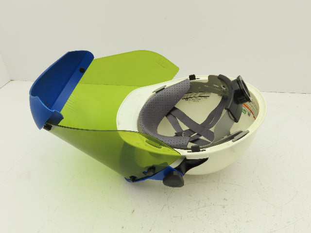 Paulson IM23-ARCAF6FXL10 Arc Shield Green Polycarbonate Face Shield Chin Cup