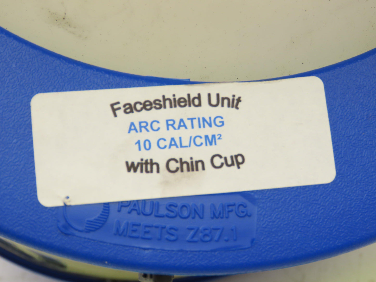 Paulson IM23-ARCAF6FXL10 Arc Shield Green Polycarbonate Face Shield Chin Cup