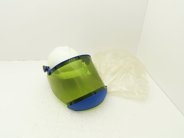 Paulson IM23-ARCAF6FXL10 Arc Shield Green Polycarbonate Face Shield Chin Cup