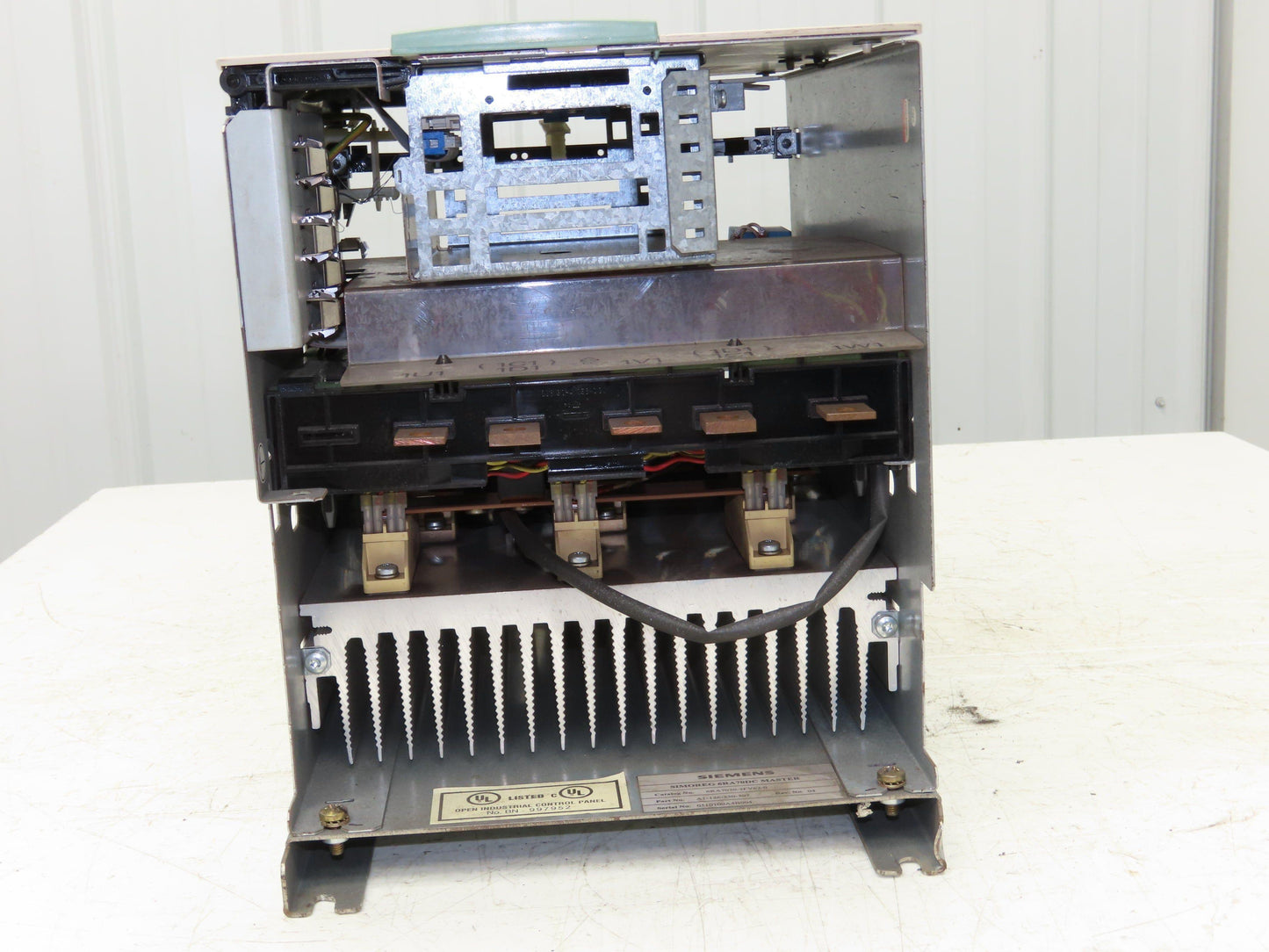 Siemens 6RA7031-6FV62 Simoreg DC Master Drive 125A 480V 6RA70DC Control Panel