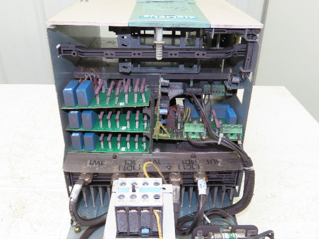 Siemens 6RA7031-6FV62 Simoreg DC Master Drive 125A 480V 6RA70DC Control Panel