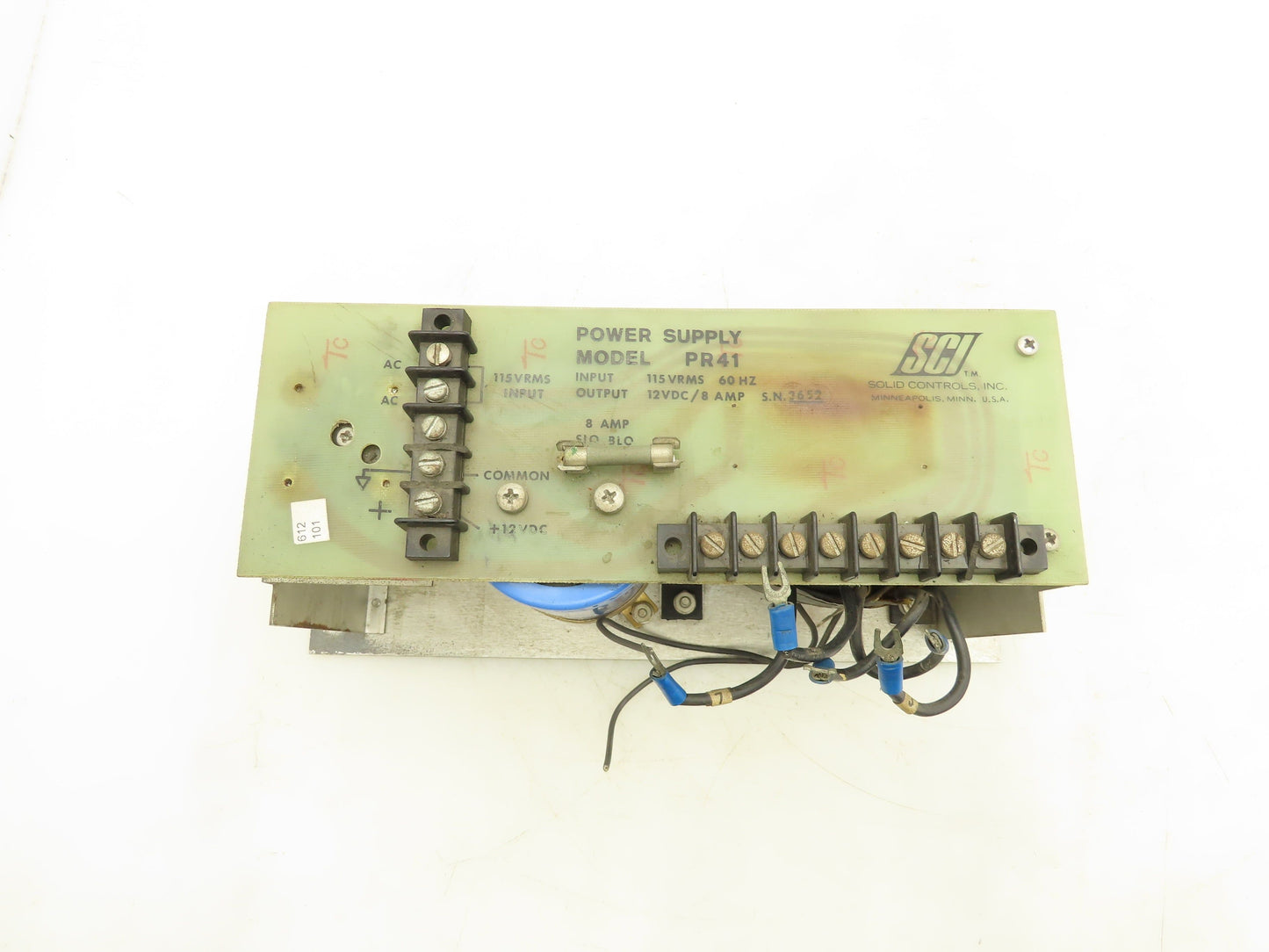 SCI PR41 Power Supply Module 115V Output 8A 12V