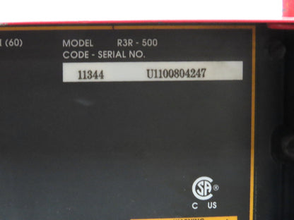 Lincoln 11344 IDEALARC R3R 500 Amp DC Arc Stick Welder 230/460 3 PH Leads Tested
