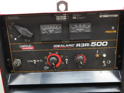 Lincoln 11344 IDEALARC R3R 500 Amp DC Arc Stick Welder 230/460 3 PH Leads Tested