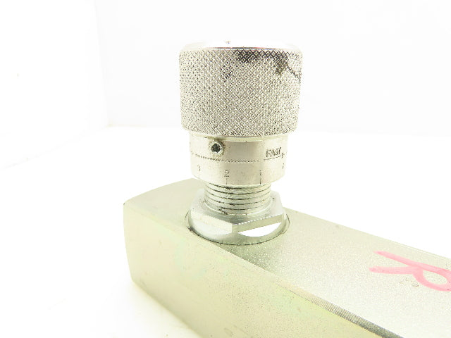 Anchor Fluid Power FN1-1 Carbon Steel Flow Control Valve 1" NPT 5700 PSI 40 GPM