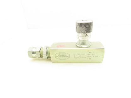 Anchor Fluid Power FN1-1 Carbon Steel Flow Control Valve 1" NPT 5700 PSI 40 GPM