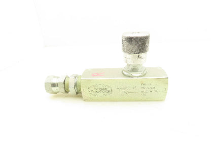 Anchor Fluid Power FN1-1 Carbon Steel Flow Control Valve 1" NPT 5700 PSI 40 GPM