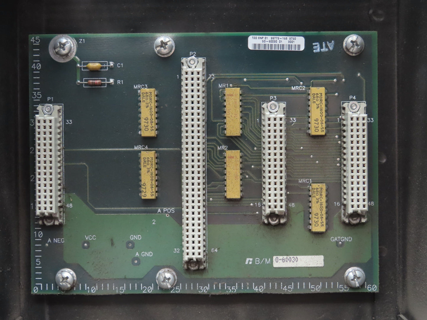 Reliance 805401-1S DC Power Module Interface Rack 4 Slot Chassis