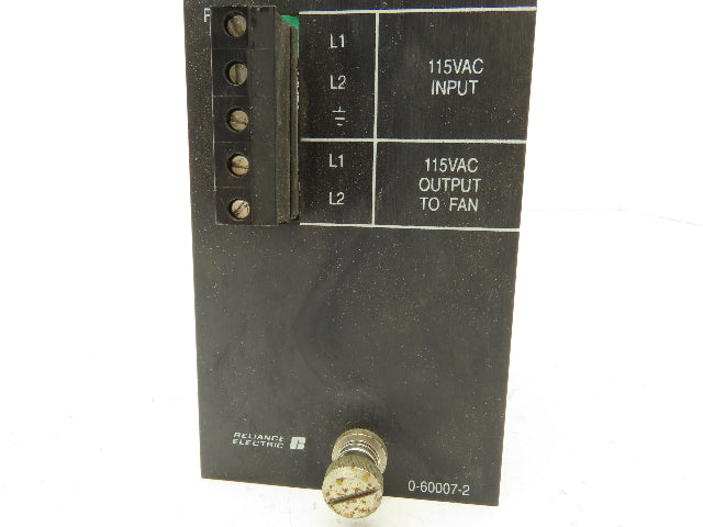 Reliance O-60007-2-B Automax Power Supply PLC Slot Rack