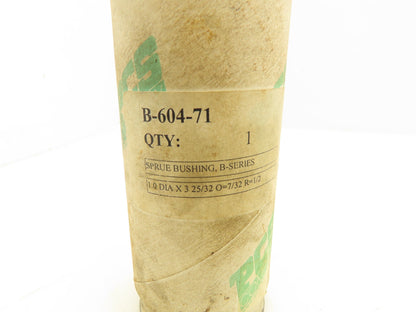 PCS B-604-71 B-Series Sprue Bushing 1/2" Radius