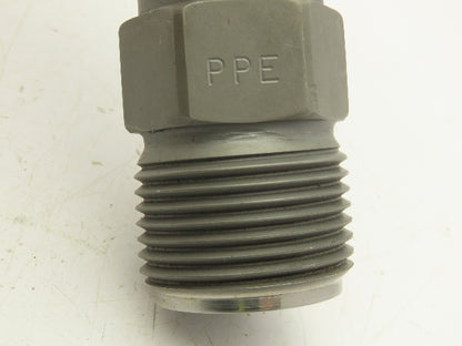 PPE Plastic Process Equipment Injection Molding Nozzle 3/8" Orifice 3/4" Radius