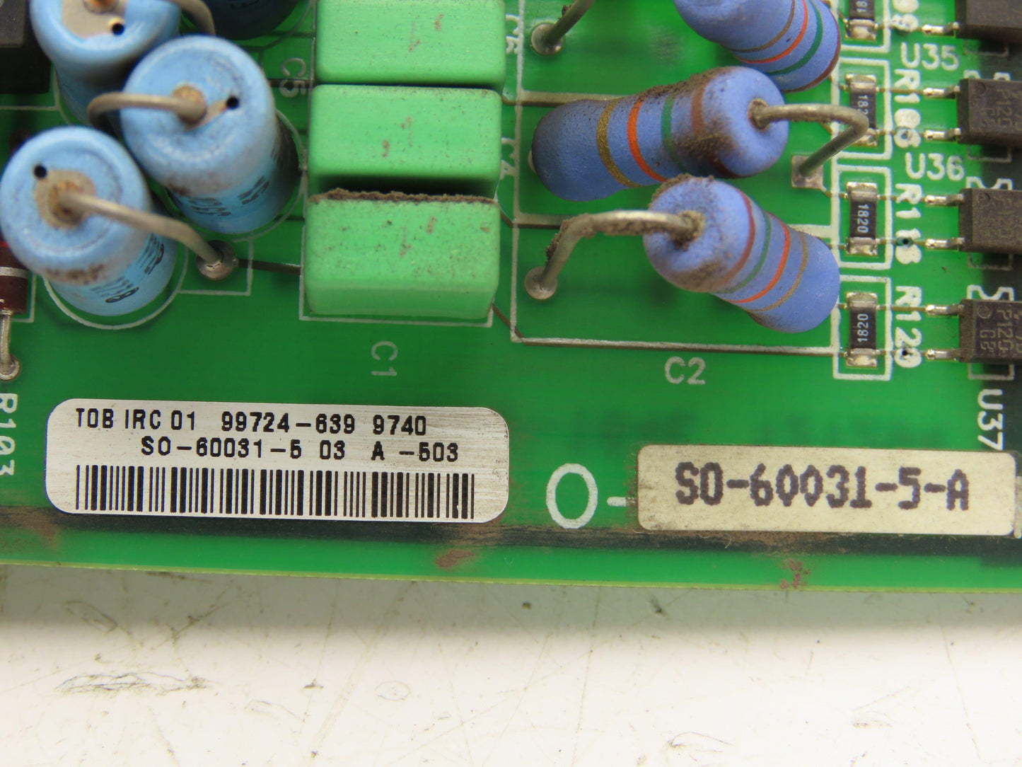 Reliance O-60031-5-A Automax Slot Rack Card Resolver Drive I/O