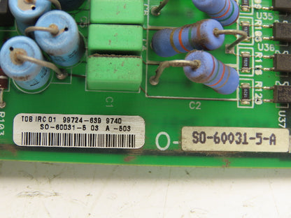 Reliance O-60031-5-A Automax Slot Rack Card Resolver Drive I/O