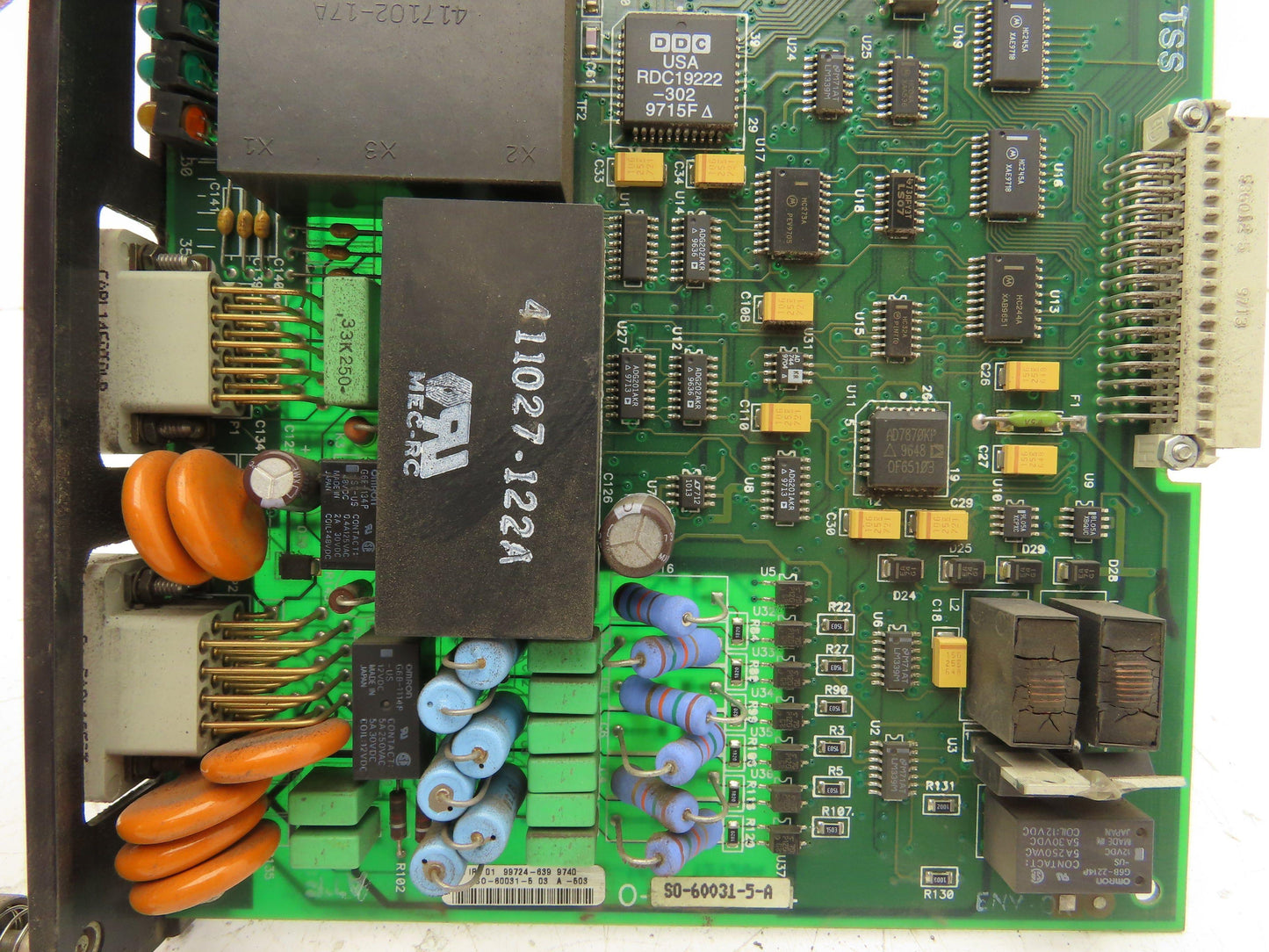 Reliance O-60031-5-A Automax Slot Rack Card Resolver Drive I/O