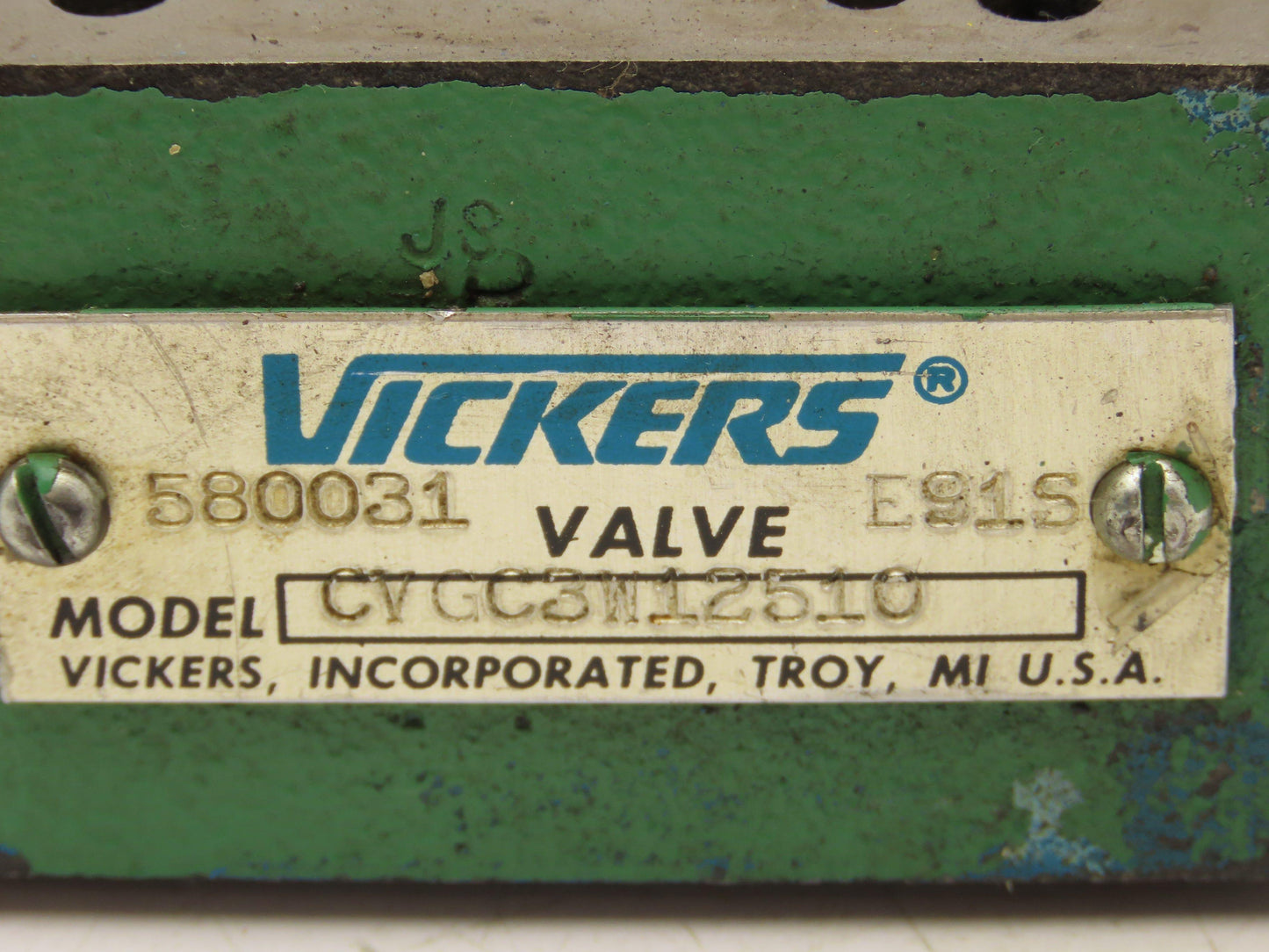 Vickers CVGC-3-W-125-10 Relief Valve Sandwich Module