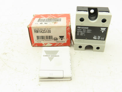 Carlo Gavazzi RM1A23A50 Solid State Relay 230V 50A SSR RM Panel Mount