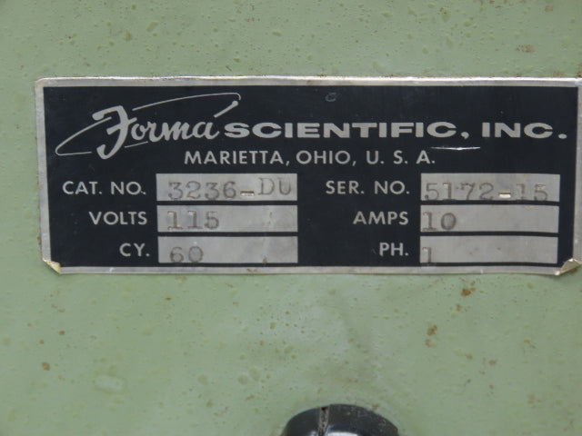 Forma Scientific 3236DU Forma-Vac Vacuum Oven 115V 10A 0.8 Cu-Ft