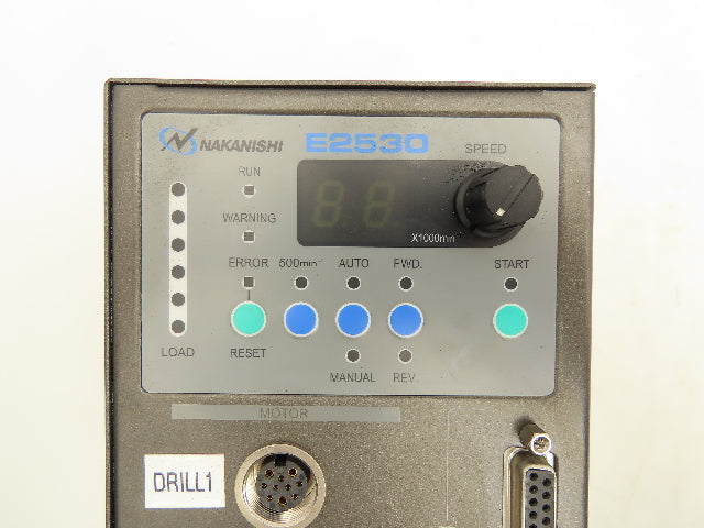 Nakanishi E2530 Motor Spindle Control Unit 115/230V 12V 3PH 2.8A