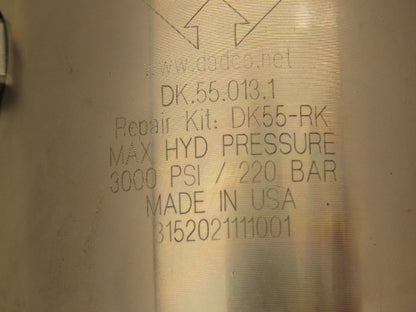 Dadco DK.55.013.1 Hydraulic Core Pin Round Body Cylinder 55mm Bore 13mm Stroke