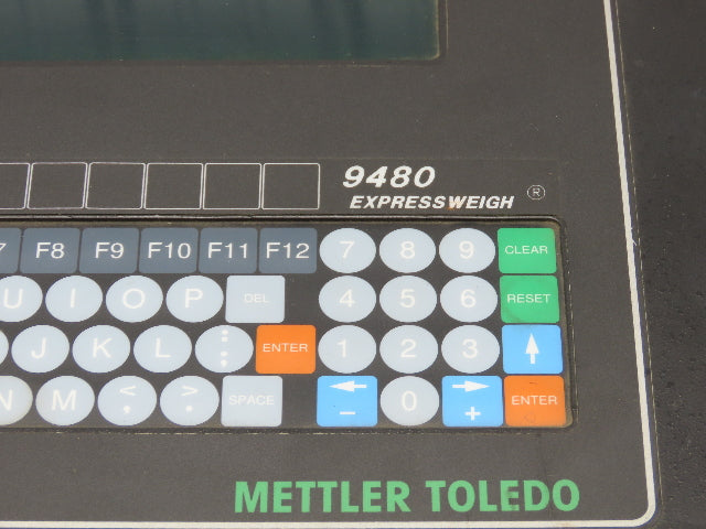 Mettler Toledo 9480 Expressweigh Checkweigher Scale Conveyor Control Panel