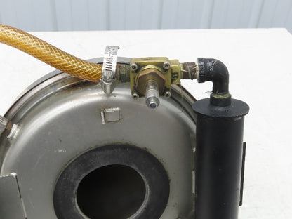 Vacuum Auto Loader Receiver Material Hopper 12" Dust Collector Top Bottom SS