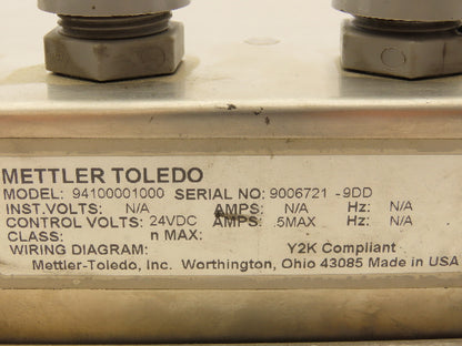 Mettler Toledo 94100001000 Scale Controller Board Stainless Enclosure H13725200A