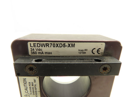 Banner LEDWR70XD5-XM White Fixed Intensity Industrial Ring Light 24V 350A