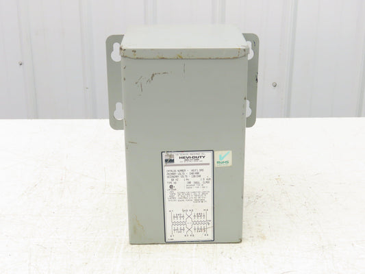 EGS HS1F1.5AS Hevi-Duty Transformer 1.5KVA 240/480V - 120/240V 1PH Type 3R