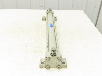 Hydraulic Tie-Rod Cylinder 2.5" Bore 24" Stroke Side Lug Foot Mount