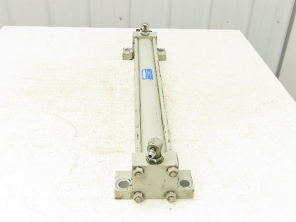 Hydraulic Tie-Rod Cylinder 2.5" Bore 24" Stroke Side Lug Foot Mount