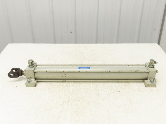 Hydraulic Tie-Rod Cylinder 2.5" Bore 24" Stroke Side Lug Foot Mount