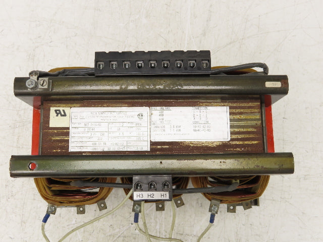 Rex BC7.2H1X/S1 Step Down Power Transformer 7.2kva 3Ph  HV 480D LV 208Y/120V