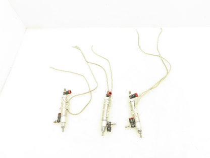 Parker 0.56DSRM01.00 Pneumatic Cylinder 1" Stroke 9/16" Bore Lot of 3