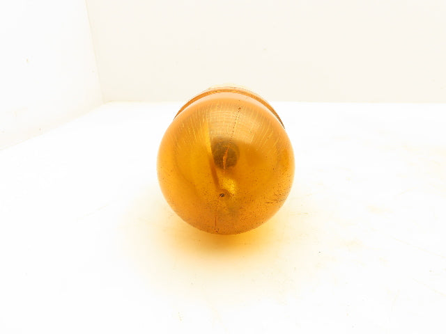 Menics ASG Super Light Amber 110/220V Warning Light Rotating Vintage Lot of 2