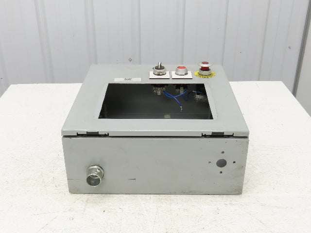 Hoffman CSD16166 Electrical Enclosure 16x16x6" Pushbuttons