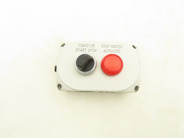 Lovato LPZP2A8 Roach Conveyor Drive Control 2-Button Selector Switch Lot of 2