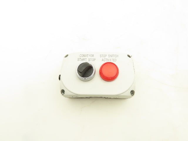 Lovato LPZP2A8 Roach Conveyor Drive Control 2-Button Selector Switch Lot of 2