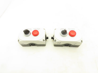 Lovato LPZP2A8 Roach Conveyor Drive Control 2-Button Selector Switch Lot of 2