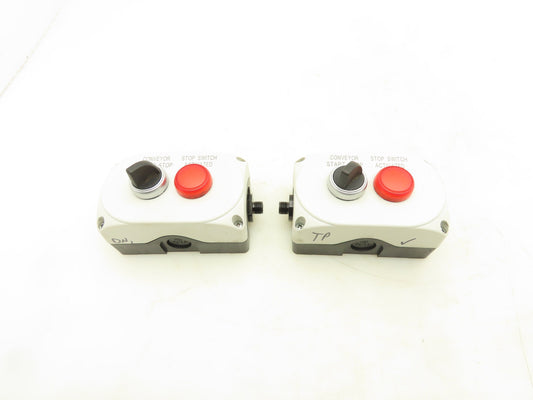 Lovato LPZP2A8 Roach Conveyor Drive Control 2-Button Selector Switch Lot of 2