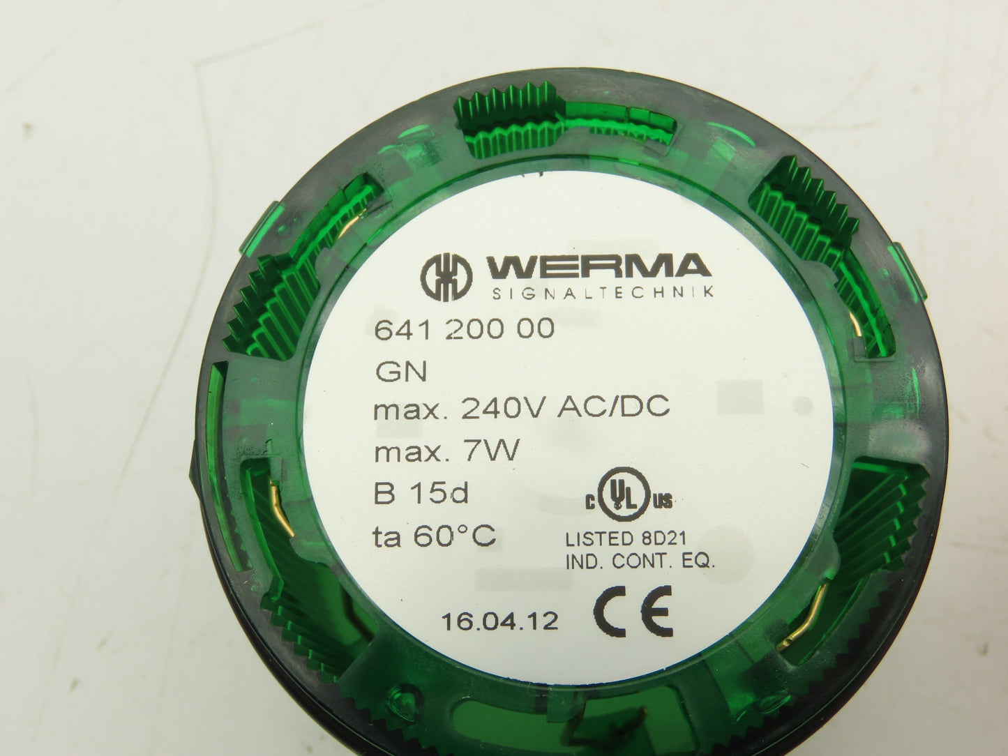 Werma 64081000 Light Tower Stack Red Green 8 Tone Siren Element 40cm Pole